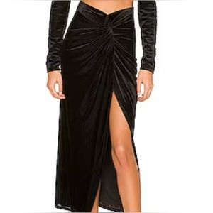 revolve AFRM DELM SKIRT IN NOIR size XL